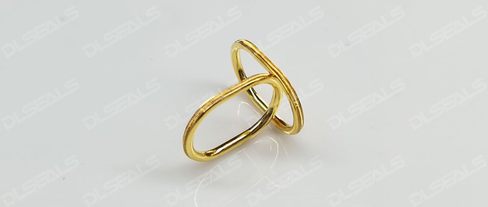 Gold-plated O-ring seal