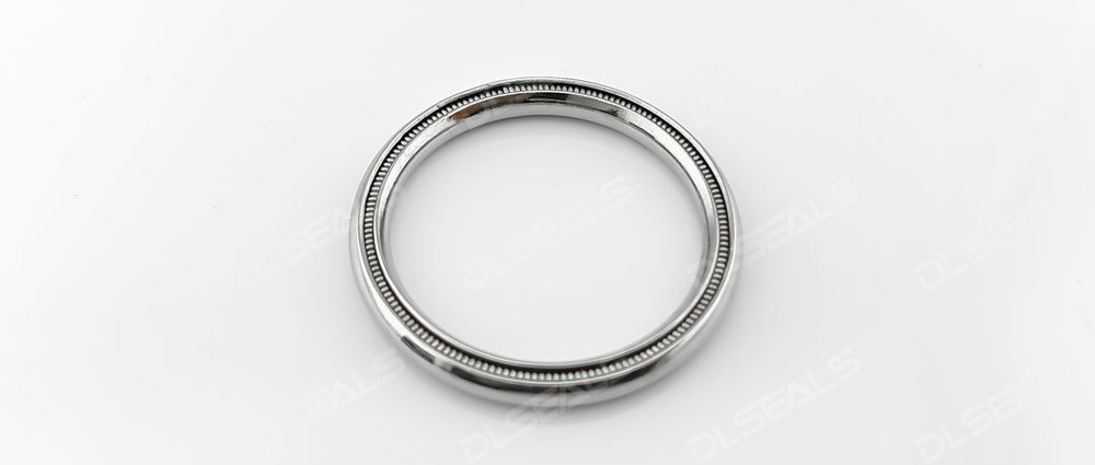 metal sealing ring with spring