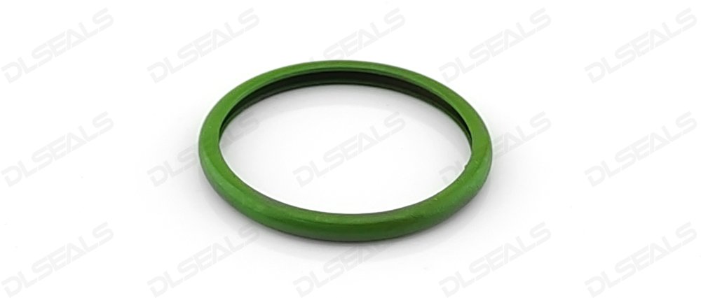 Metal C-ring coated with PTFE