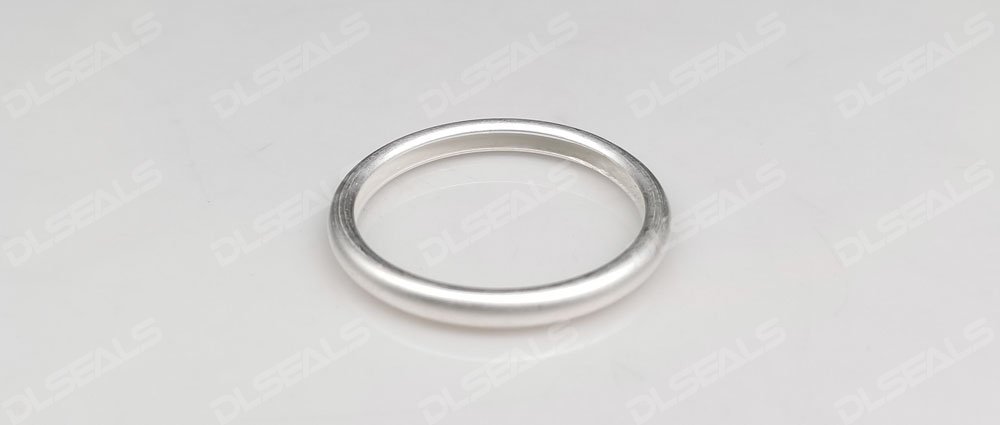 Metal C-shaped sealing ring